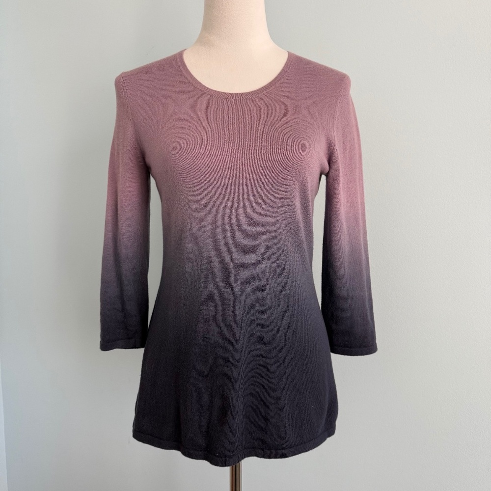 Only Mine Women’s 3/4 Sleeve Cotton/ Cashmere‎ Sweater Size M